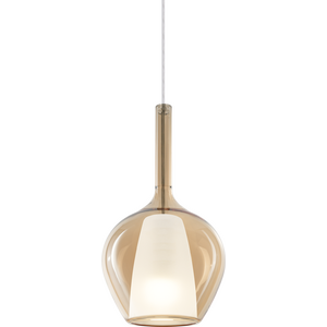 Kalique Pendant Light Orange