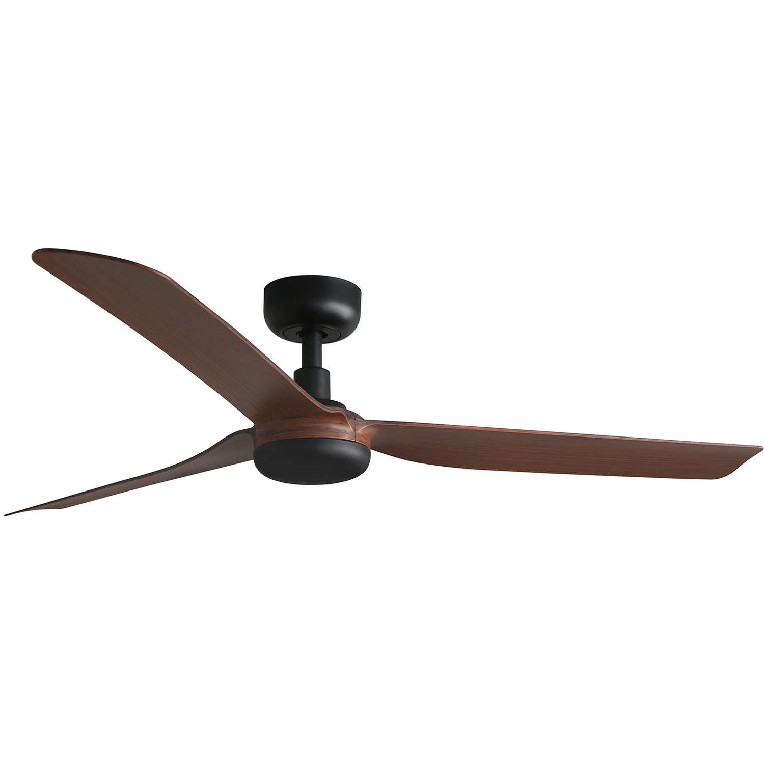 Netlighting Unisex Black Punt Dark Wood Blade Ceiling Fan With Dc Motor Size 3 - Image 3