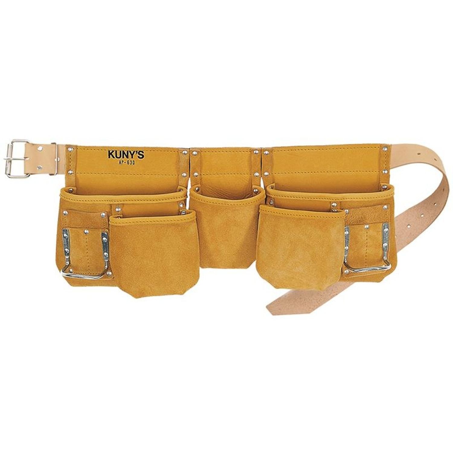 Kunys Kuny's Ap-630 Carpenter's Apron Full Grain Leather - Multi Colour