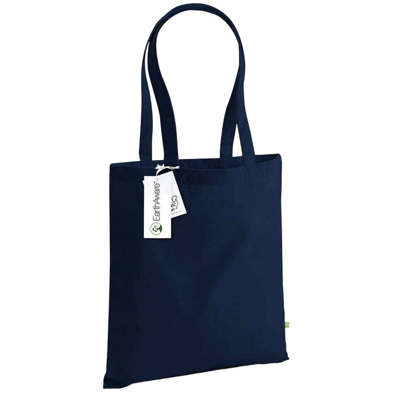 Westford Mill Earthaware Organic Bag For Life Tote Bag E - French Navy