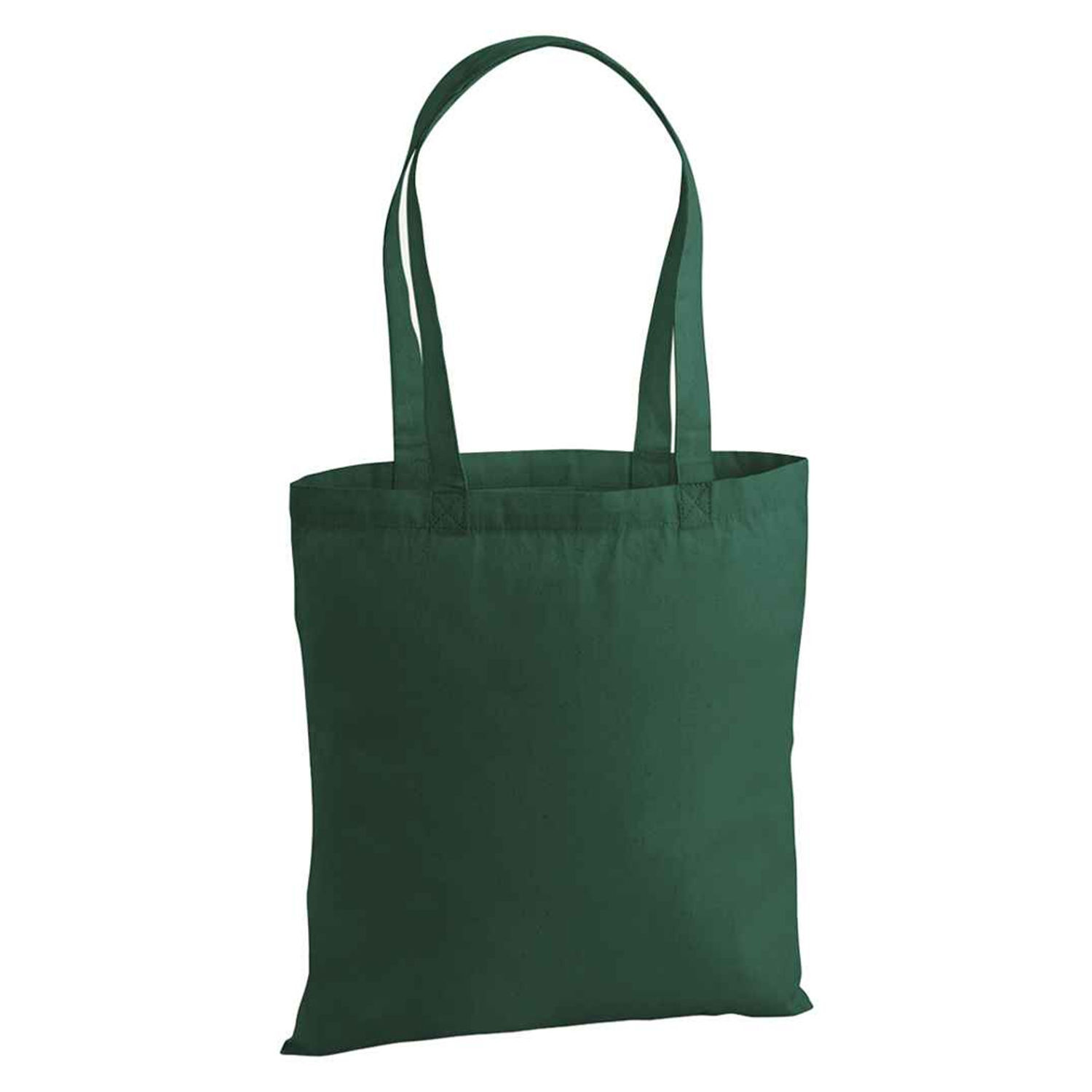 Westford Mill Premium Cotton Tote Bag A - Bottle Green