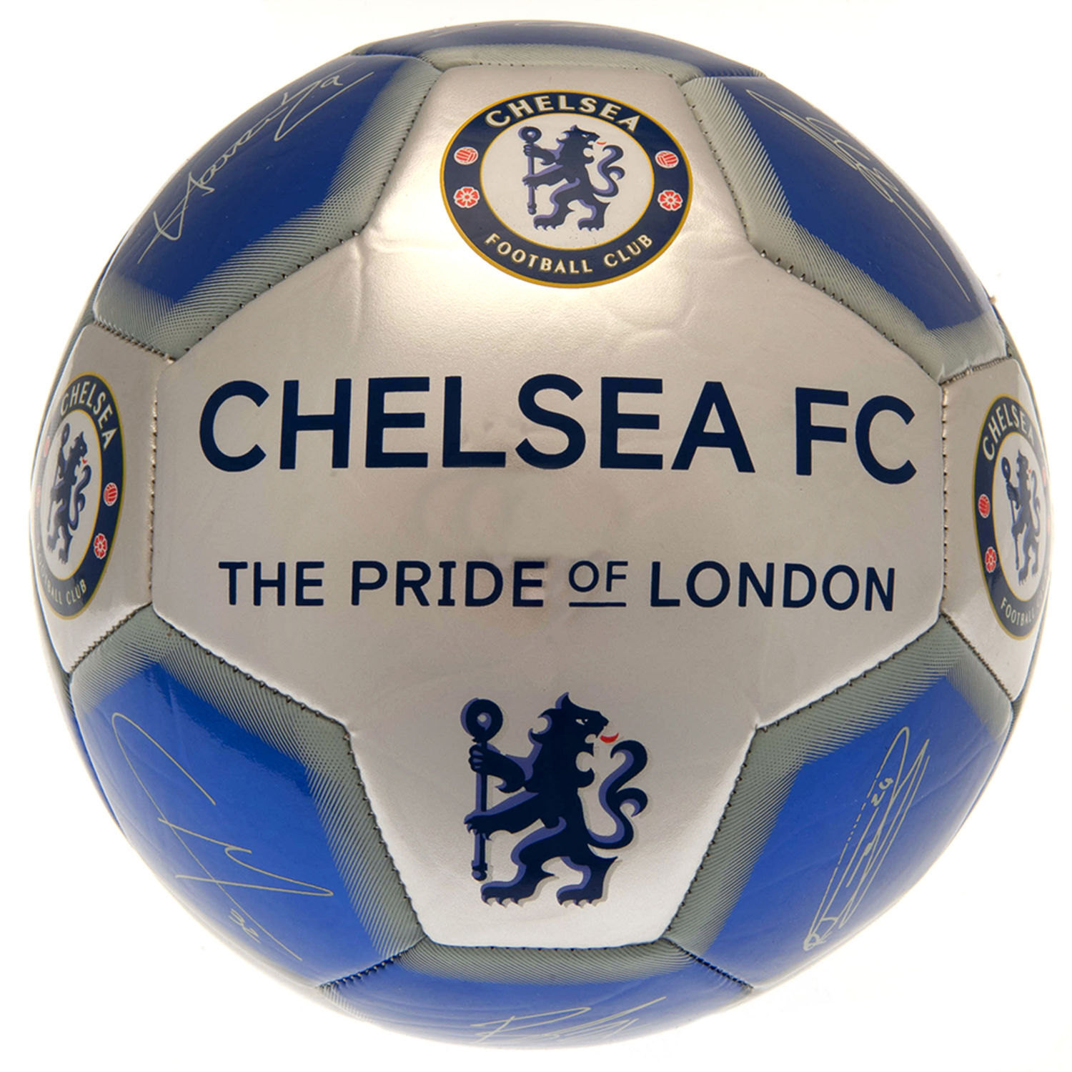 Chelsea Fc Signature Football A - Blue/Silver
