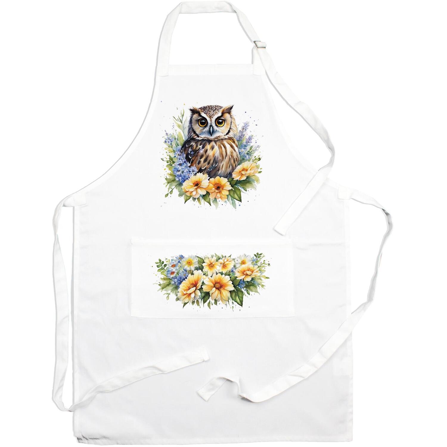 B&Q - In The Willows Creatures & Flowers Owl ApronFloral Gifts For HerCooking & Baking - Image 2