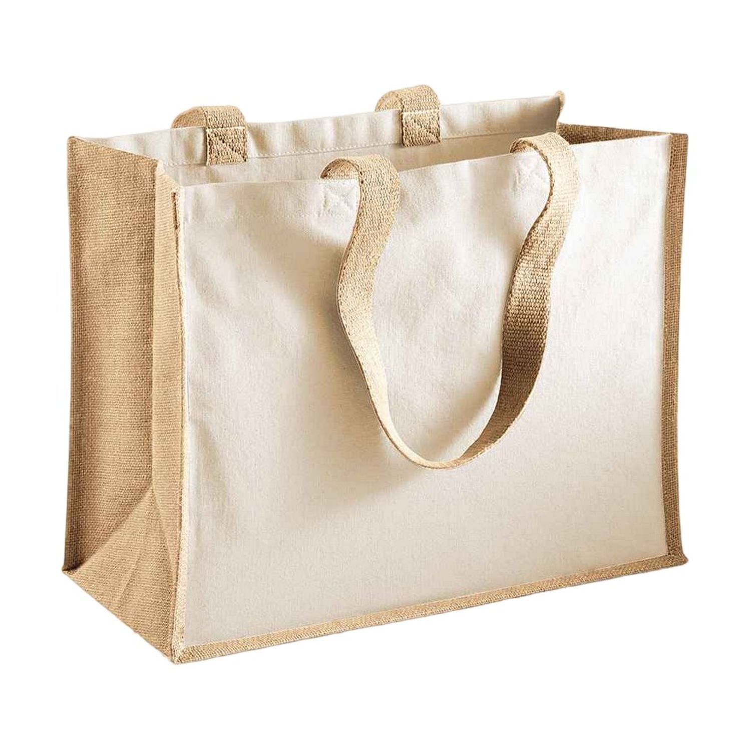 Westford Mill Classic Jute Shopper Bag G - Natural