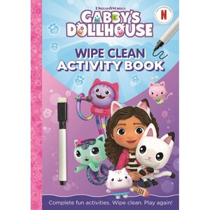 Gabbys Dollhouse Wipe Clean Book