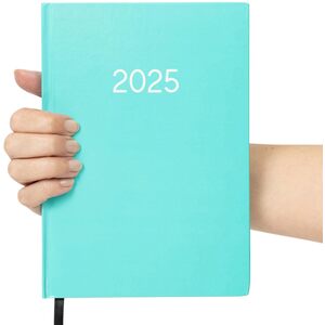 evelay 2027 Diary A5 Week to View - Hardback Planner Organiser with Ribbon Bookmark - Weekly Appointment Jo A