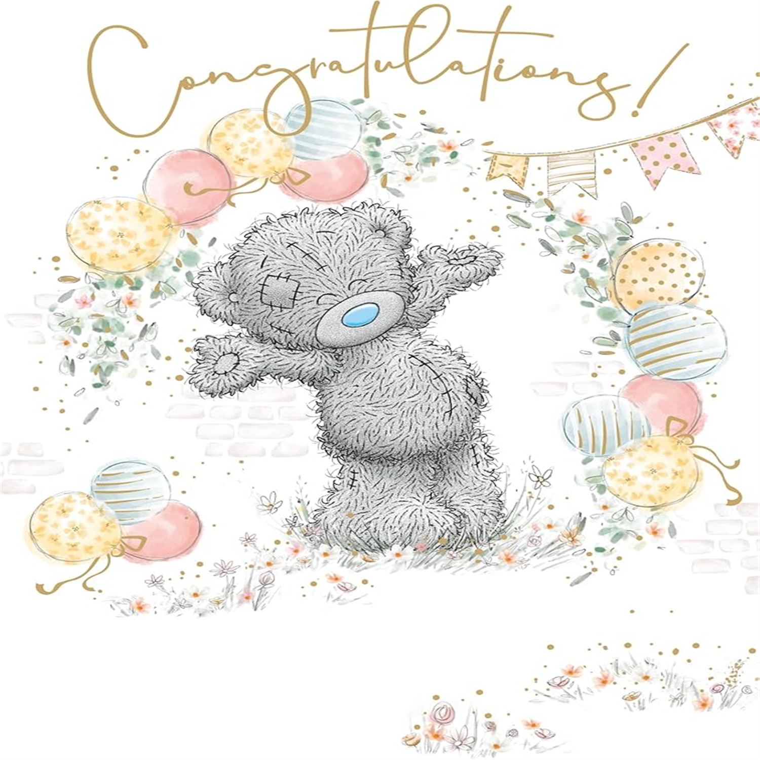 Me to You Tatty Teddy Congratulations Greeting Card 5 x 7 Inches (12 x 17 Cms) - Official Collection - Image 3