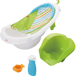 Fisher-Price Baby To Toddler 4 In 1 Sling Seat Bath Tub (Ref CHM32)
