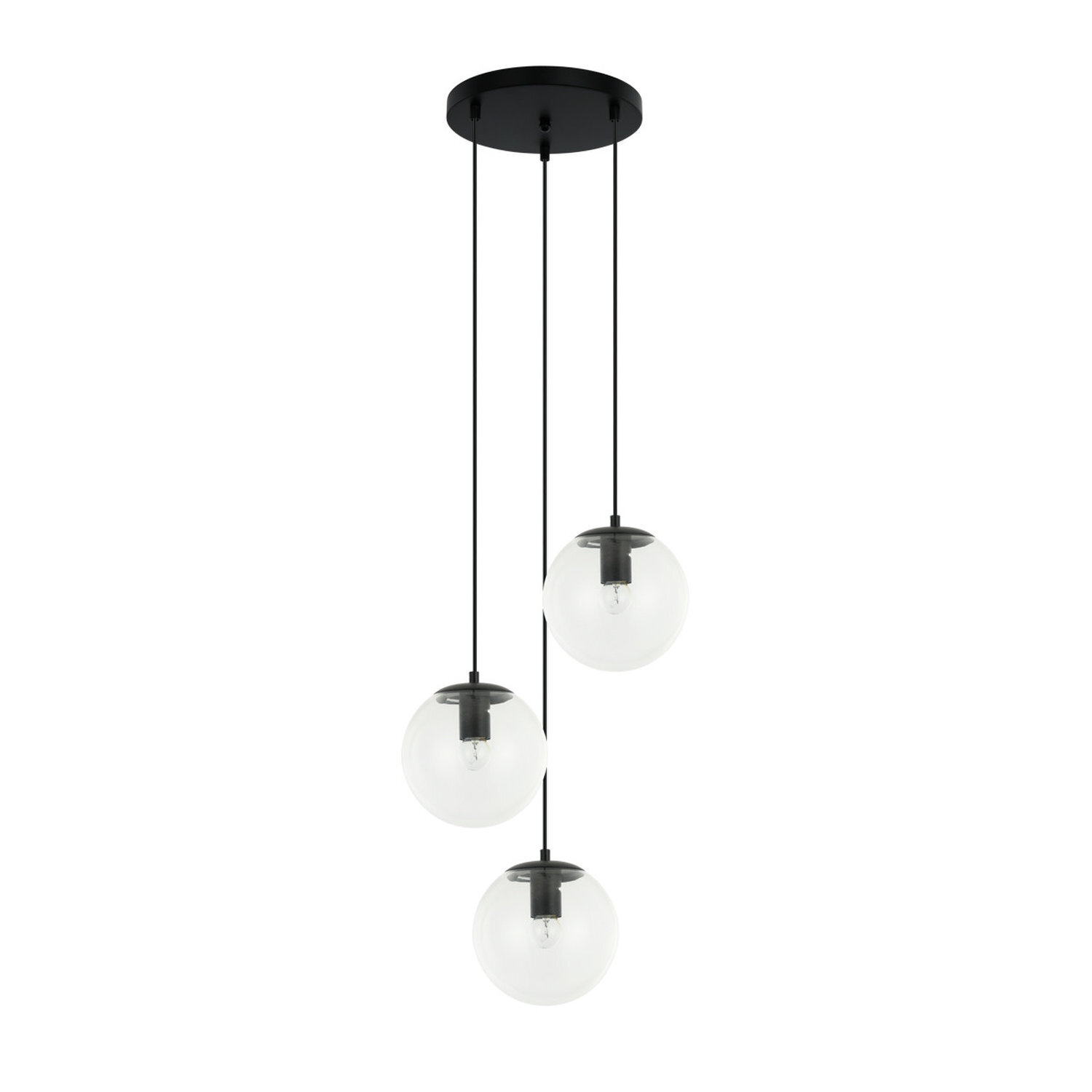 Italux Lighting Sarpo Pendant Light Black - Black