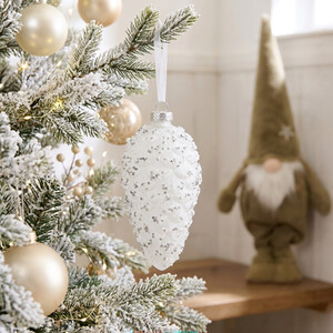Embellished Pinecone Decoration