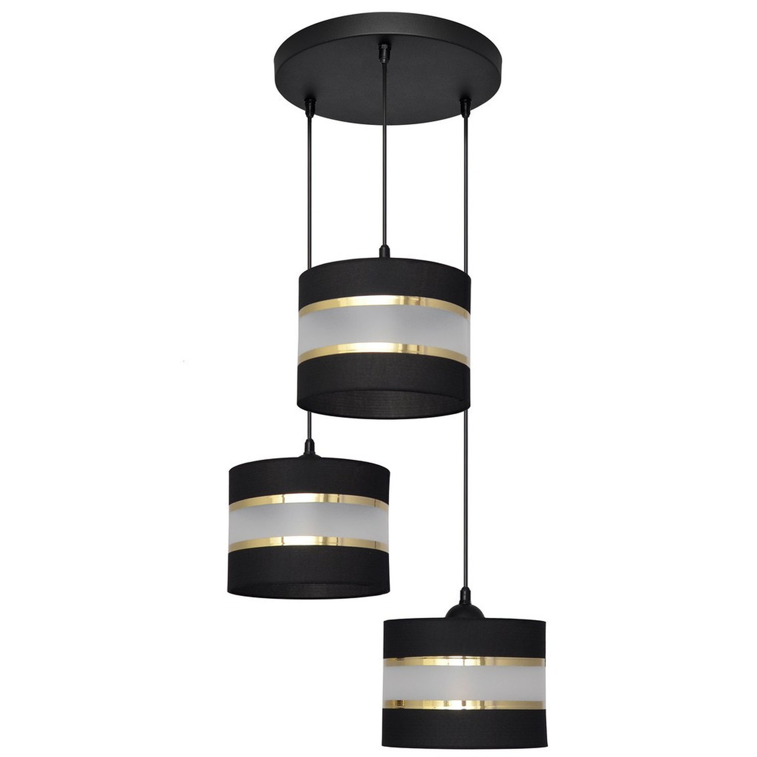 Helam Lighting Helen Pendant Light Black