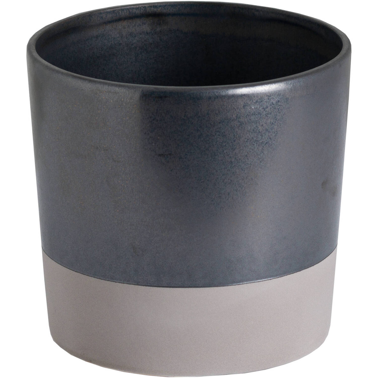 Uniqueful Two Tone Ceramic Planter