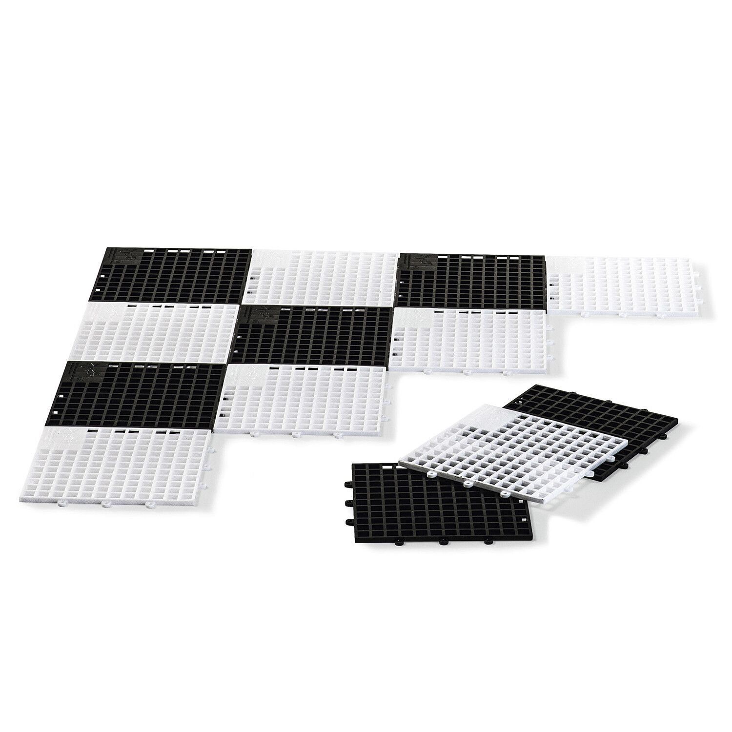Large Garden Chess and Draught Base - White