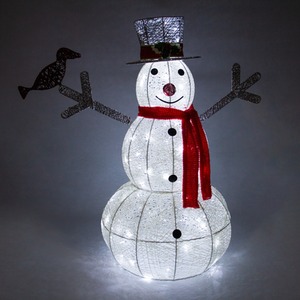 Light up Reindeer Stag, Doe and Snowman
