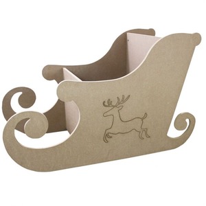 MDF Santa Sleigh