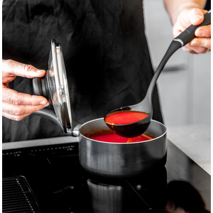 MasterClass Can-to-Pan 16cm Ceramic Non-Stick Saucepan with Lid