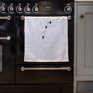 Star Constellation Zodiac Aries Kitchen Towel