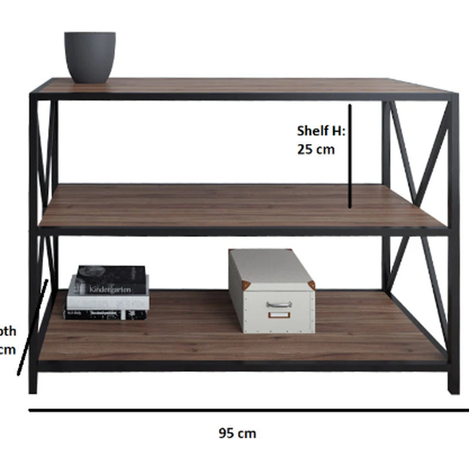 Xena Industrial Console Table