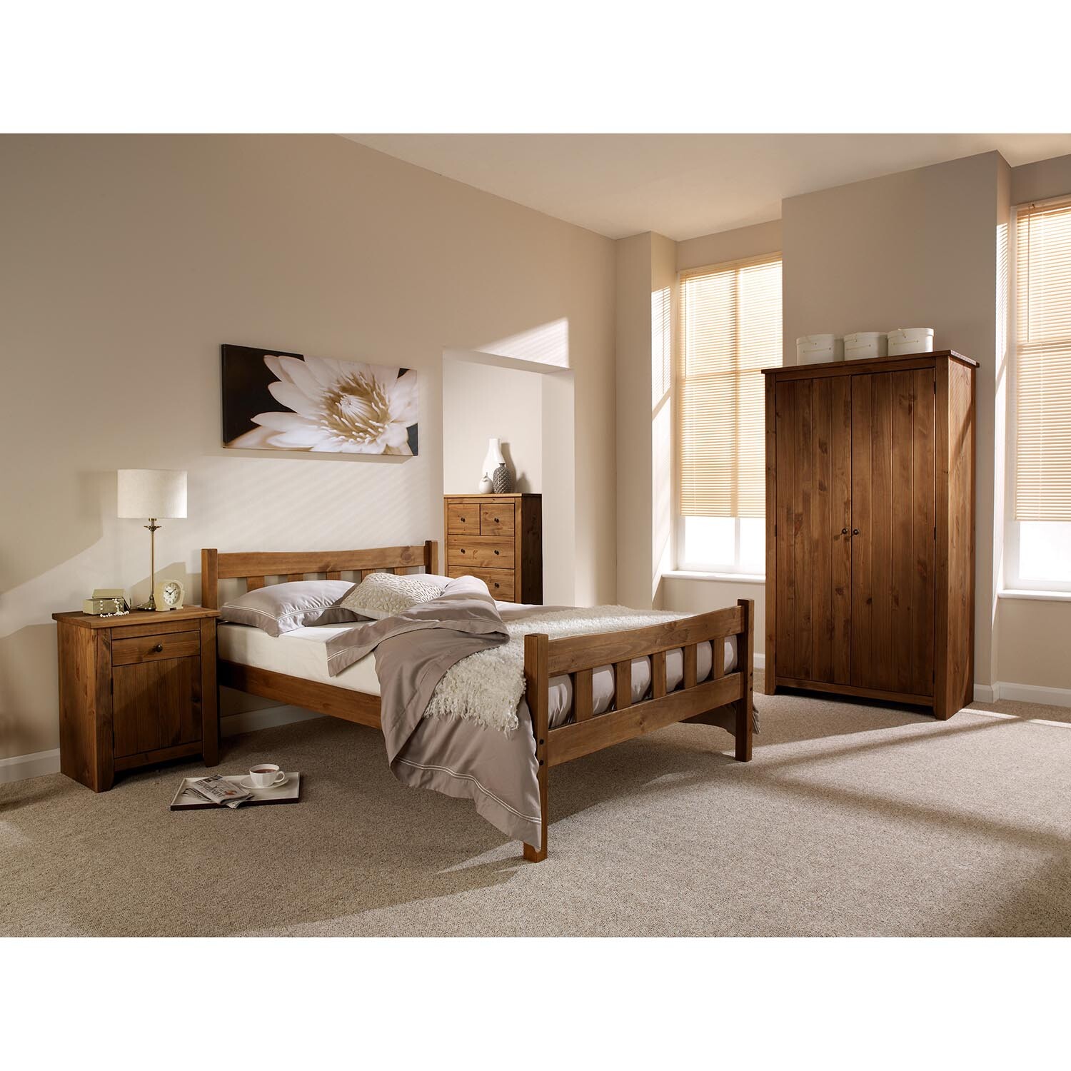 Havana 2-door Wardrobe - Brown