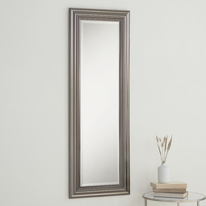 Chrome / 45cm / 129cm Dark Chrome Wall Mirror shot 4444896