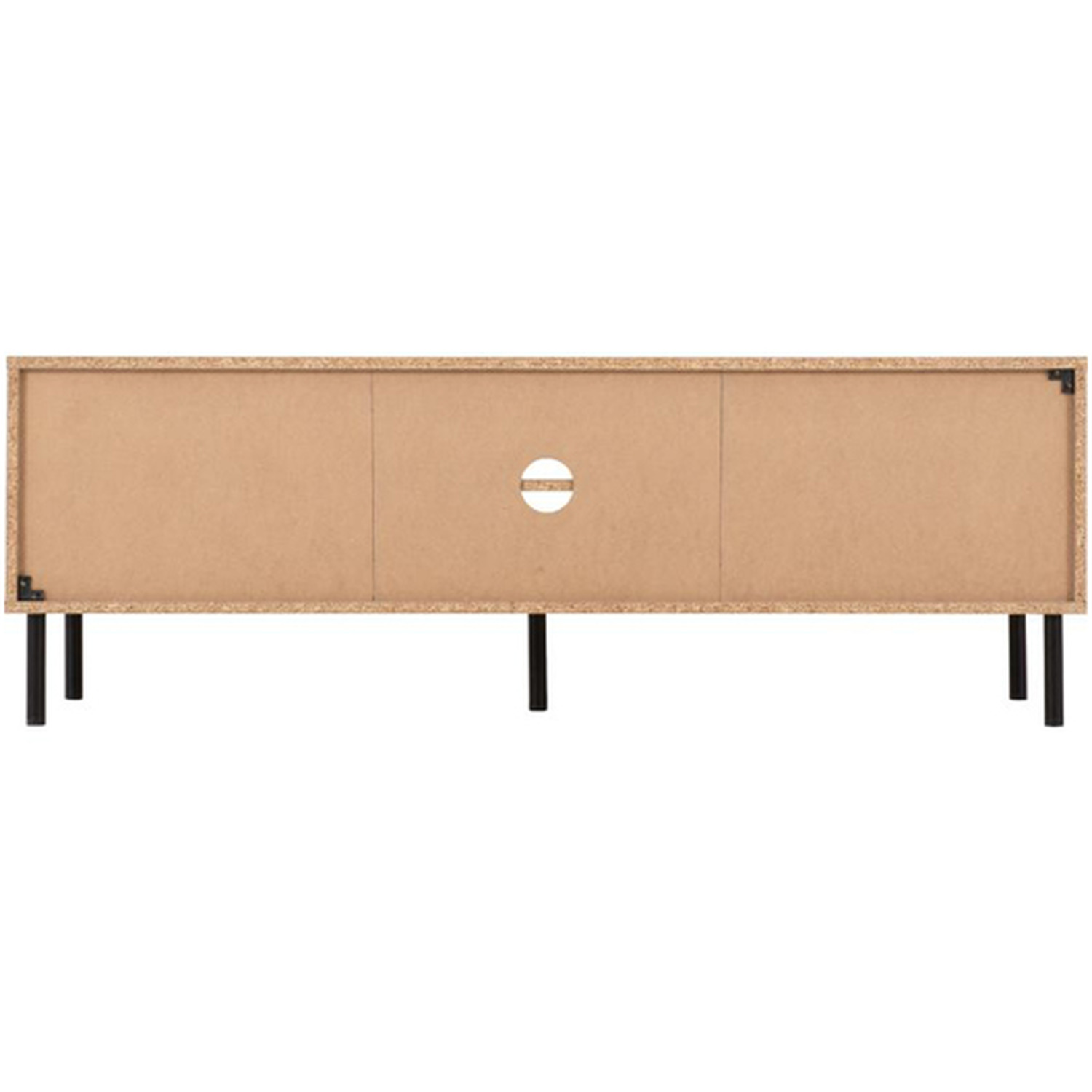 Leon 2 Door Tv Unit - Medium Oak