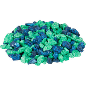 Glass Decorative Pebbles - Blue