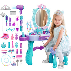 Princess Vanity Dressing Table with Stool
