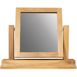 Quality Light Oak Dressing Vanity Mirror Fully Assembled