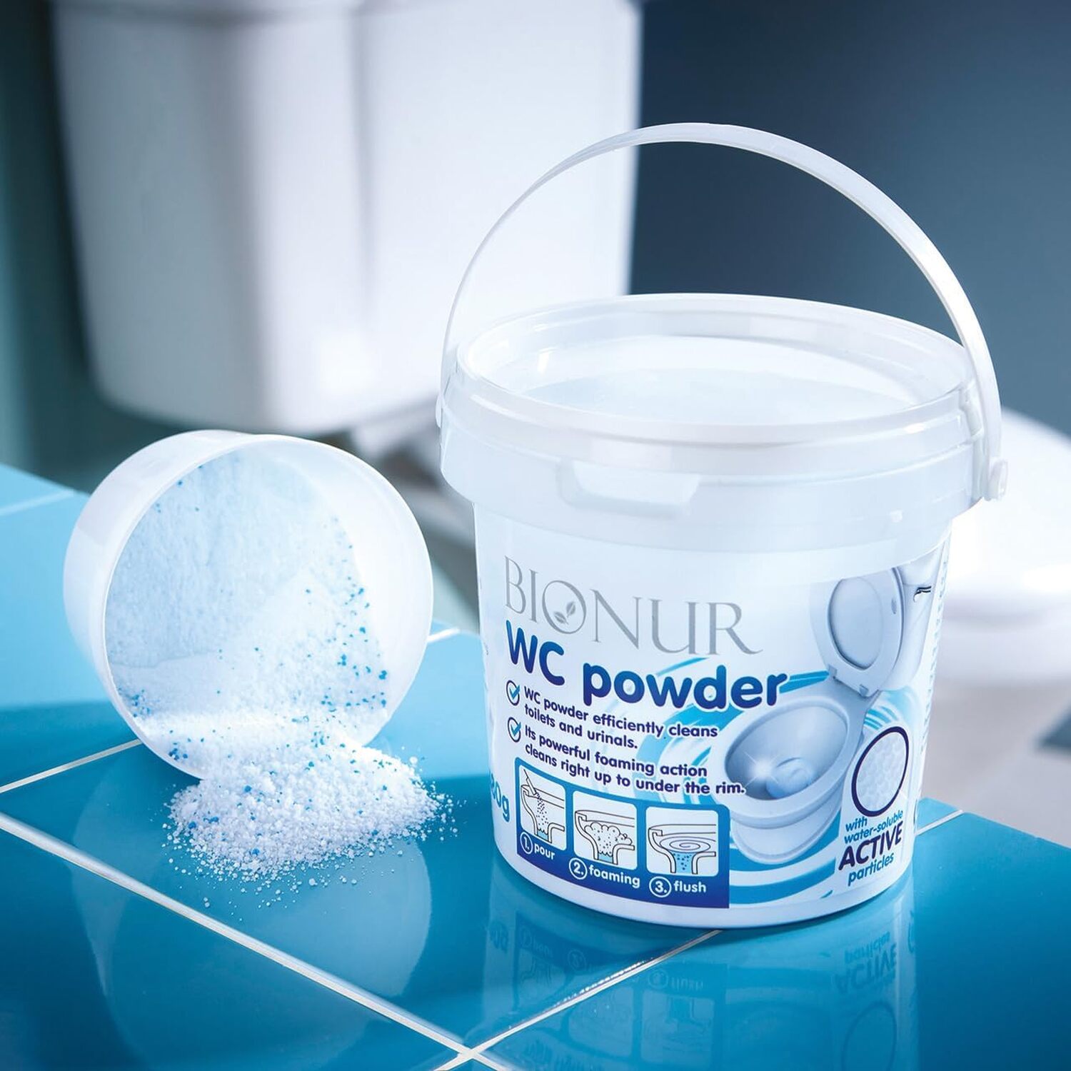 Image of WC Toilet Cleaning and Descaling Powder&hellip;