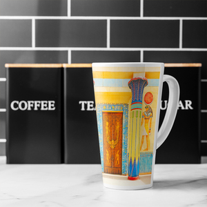 Ancient Egyptian Writing Latte Mug