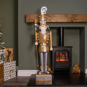 Battery Operated Light up Giant Christmas Nutcracker with LEDs