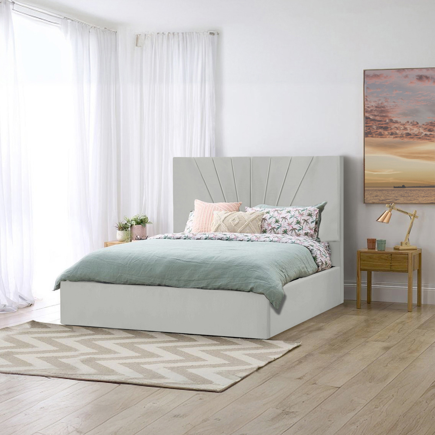 Flora Bed Frame - Silver King