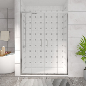 Sliding Double Shower Enclosure Wetroom Shower Screen Door