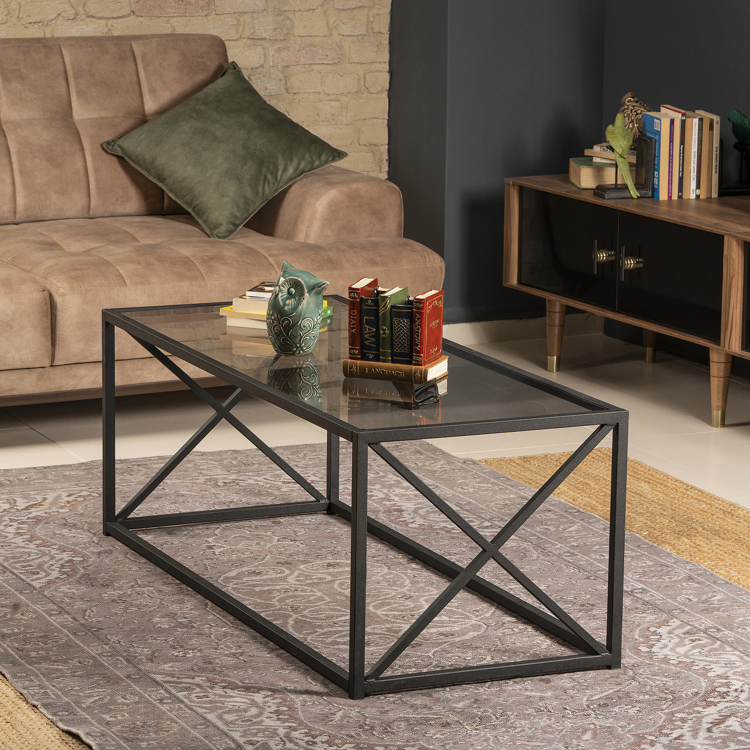 Geises Coffee Table - Black