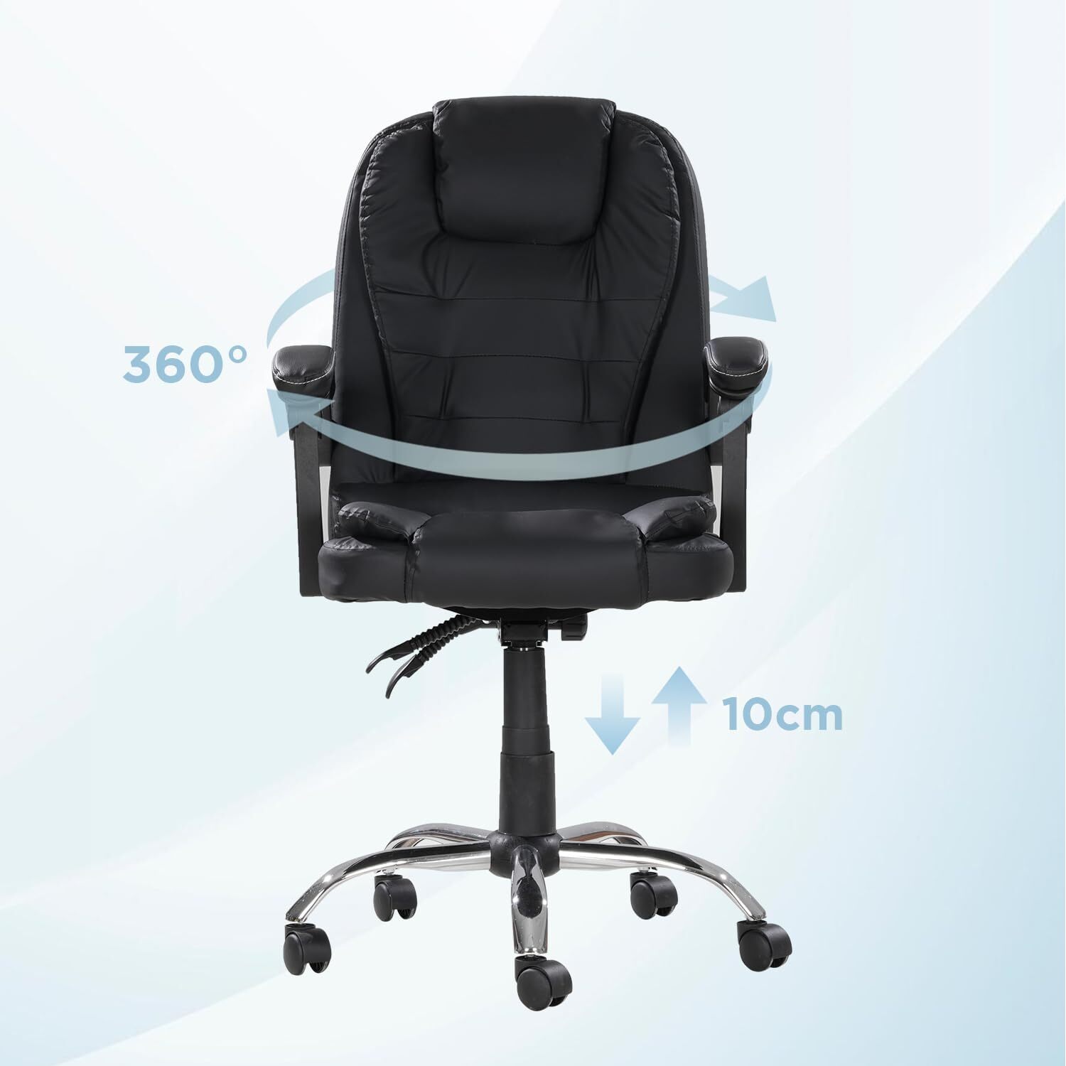 Alivio Alivio Executive Heavy Duty High Back Office Chair - Black