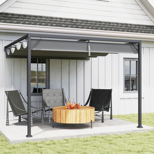 Outsunny 3(m) Outdoor Pergola Retractable Canopy