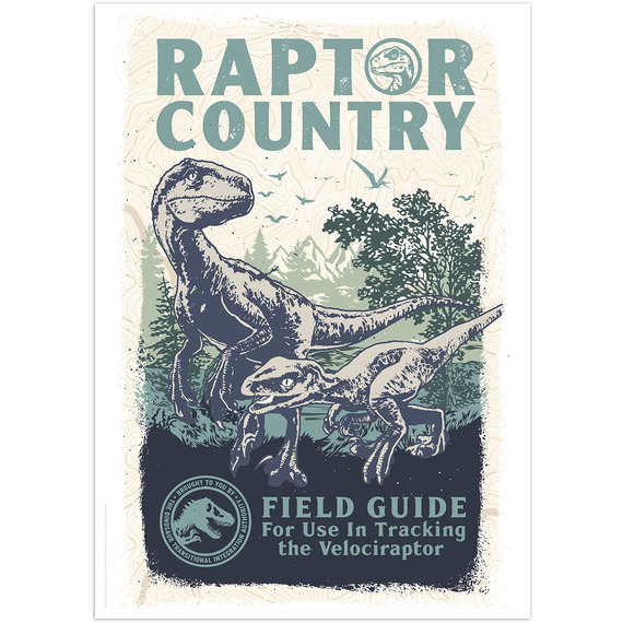 Jurassic World Raptor Country Limited Edition Art Print