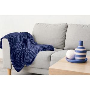 Navy Dakota Blanket Throw shot 9854565