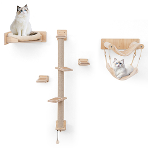 5-Piece Wall-Mounted Cat Tree Tower Furniture Set