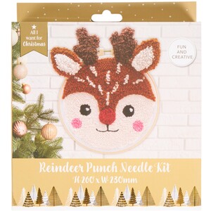 Reindeer Punch Needle Kit