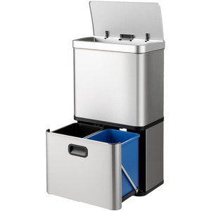 56L Stainless Steel Trash Can