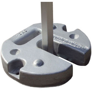 Set of 2 Gazebo and Instant Shelter Cast Iron Weighted Feet