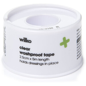 Clear Washproof Tape
