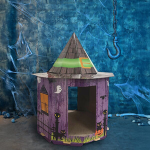 Witch House Cat Scratcher