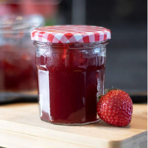 Jam Jars Wide Mouth 324ml with Screw Lid Top - Set of 12