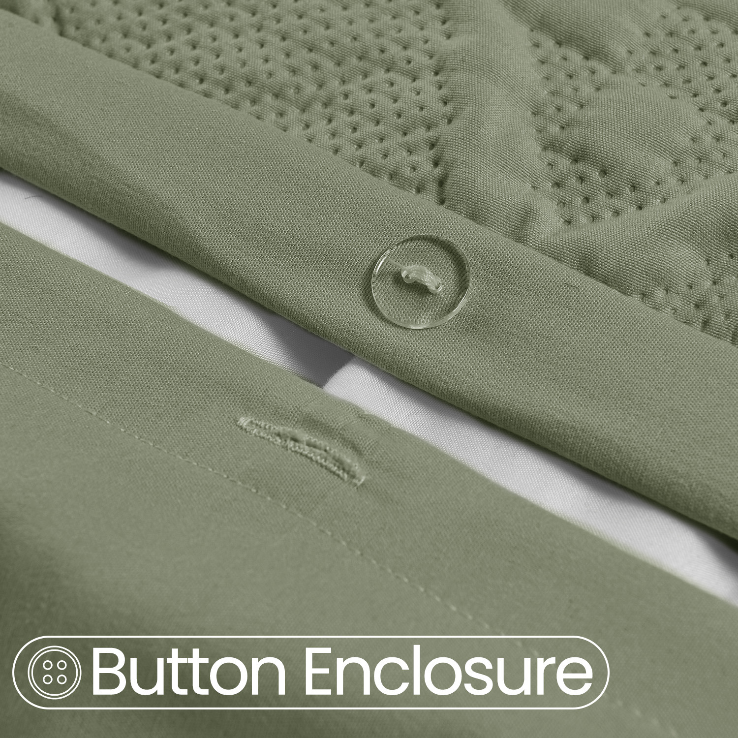 3d Embossed Chunky Knit Pattern Duvet Set - Fern Green Superking