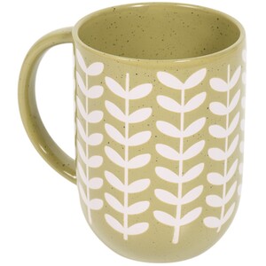 Plant Speckled Glazed Mug
