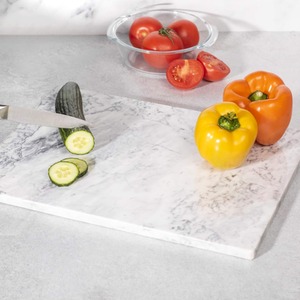 Natural Chopping Board - White Marble