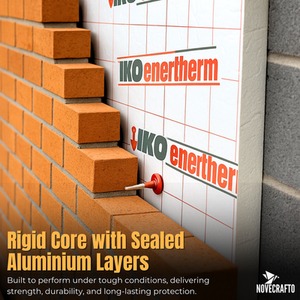 PIR Insulation Board 1200 x 450 x 50mm Thermal Panel Aluminum Foil on Both Sides