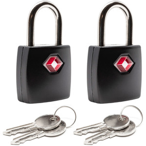 Pack of 2 Luggage Padlocks with Keys
